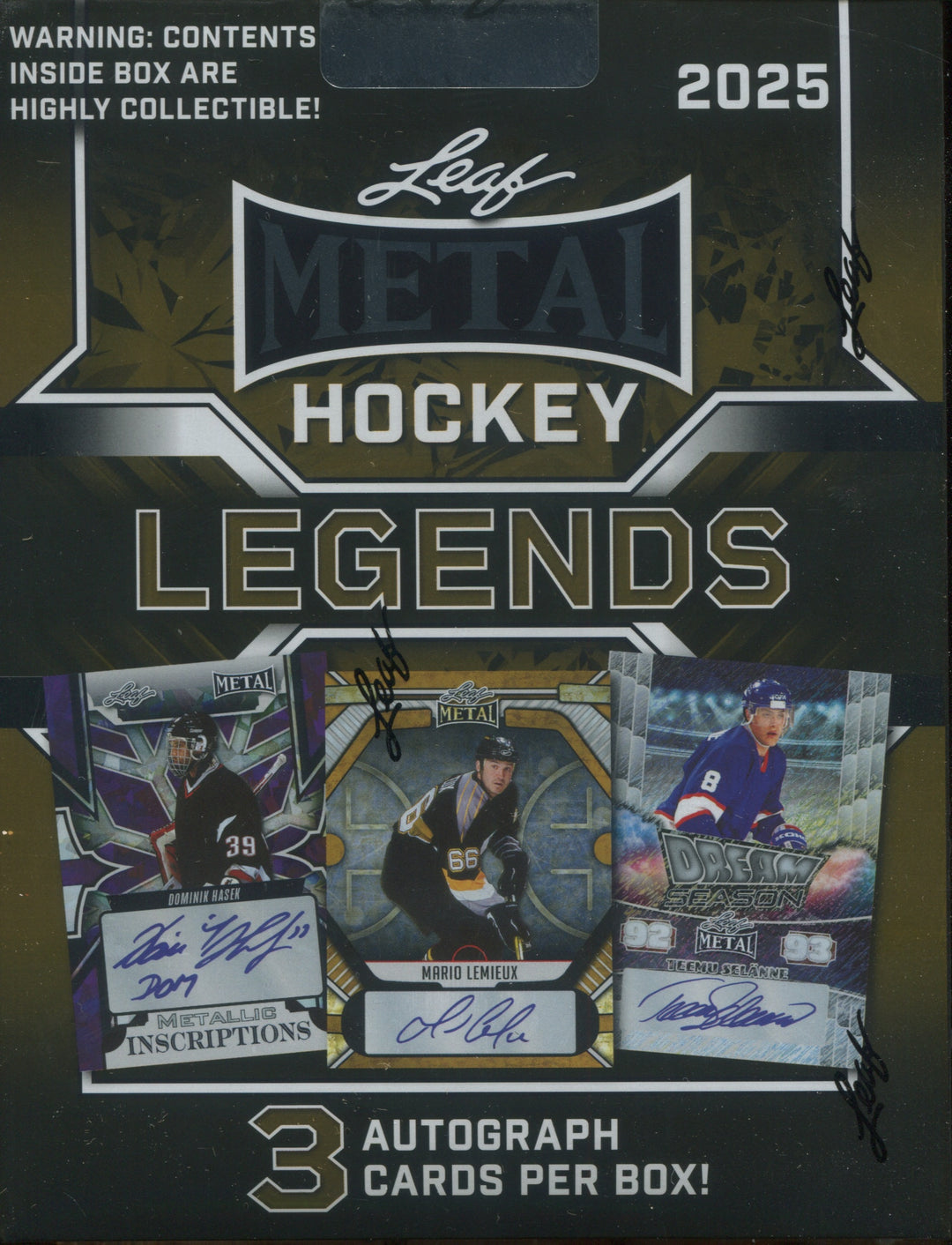 2025 Leaf Metal Legends Hockey Hobby, Box