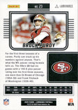 2025 Brock Purdy Panini Luminance BLUE 19/199 #23 San Francisco 49ers