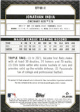 2022 Jonathan India Topps Triple Threads FUTURE PHENOMS AUTOGRAPH TRIPLE JERSEY RELIC 73/99 AUTO #RFPAR-JI Cincinnati Reds