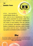 2025 Bubble Town Topps Chrome SpongeBob AQUA LAVA REFRACTOR 99/199 #118