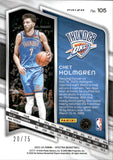 2023-24 Chet Holmgren Panini Spectra GREEN PRIZM 20/75 #105 Oklahoma City Thunder