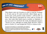 2002 Topps Chrome ST. LOUIS CARDINALS TEAM PHOTO GOLD REFRACTOR #667