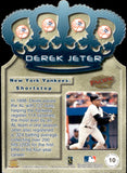 1999 Derek Jeter Pacific GOLD CROWN DIE-CUTS #10 New York Yankees