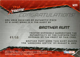 2010 Brother Runt Tristar TNA XTREME SIZE EVENT-WORN MEMORABILIA SHIRT 49/50 #X11