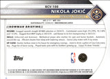 2025-26 Nikola Jokic Bowman Chrome BLACK MOJO REFRACTOR 10/10 #BCV-100 Denver Nuggets