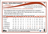 2014 Paul Goldschmidt Topps FUTURE STARS SP PHOTO VARIATION #15 Arizona Diamondbacks