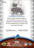 2007 Calvin Johnson Upper Deck Sweet Spot SWEEET SWATCH JERSEY #SS-CJ2 Detroit Lions 2