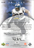 2007 Antonio Gates Upper Deck Trilogy SUPER NOVA SWATCHES JERSEY 13/33 #SS-AG San Diego Chargers