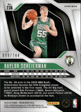 2024-25 Baylor Scheierman Panini Prizm BLUE SPARKLE PRIZM ROOKIE 99/144 RC #236 Boston Celtics