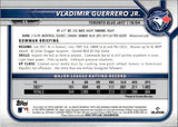 2022 Vladimir Guerrero Jr. Bowman Chrome Sapphire GOLD 42/50 #55 Toronto Blue Jays