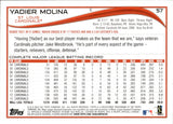 2014 Yadier Molina Topps RED HOT FOIL #57 St. Louis Cardinals 2