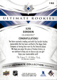 2020-21 Ilya Sorokin Upper Deck Ultimate Collection ULTIMATE ROOKIES JERSEY 388/499 RC #192 New York Islanders