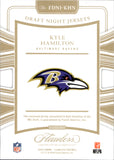 2025 Kyle Hamilton Panini Flawless DRAFT NIGHT JERSEYS 10/25 #FDNJ-KHN Baltimore Ravens