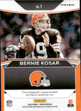 2020 Bernie Kosar Panini Prizm FLASHBACK BLUE ICE PRIZM AUTOGRAPH 1/50 AUTO #1 Cleveland Browns