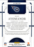 2025 Elic Ayomanor Panini National Treasures ROOKIE MATERIALS SIGNATURE 33/99 RC PATCH AUTOGRAPH AUTO #RMS-EAR Tennessee Titans