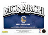 2022-23 Stephen Curry Panini Crown Royale MONARCH MEMORABILIA GAME-WORN JERSEY #MM-SCY Golden State Warriors