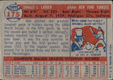 1957 Don Larsen Topps #175 New York Yankees
