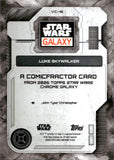 2026 Luke Skywalker Topps Star Wars Chrome Galaxy COMICFRACTOR CASE HIT SP! #VC-18