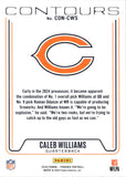 2024 Caleb Williams Panini Phoenix CONTOURS ROOKIE RC #CON-CWS Chicago Bears