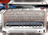 2018 Shohei Ohtani Bowman ROOKIE RC #49 Anaheim Angels 1