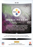 2022 George Pickens Panini Origins ROOKIE PATCH AUTO ORANGE 49/75 RC AUTOGRAPH #168 Pittsburgh Steelers