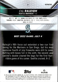 2022 Cal Raleigh Bowman's Best REFRACTOR ROOKIE RC #6 Seattle Mariners 3
