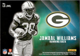 2017 Jamaal Williams Panini XR LUMINOUS ENDORSEMENTS AUTOGRAPH 46/49 AUTO #LE-JWL Green Bay Packers