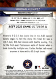 2023 Yordan Alvarez Bowman's Best GREEN MINI DIAMOND REFRACTOR 13/99 #46 Houston Astros