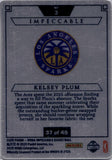 2025 Kelsey Plum Panini Impeccable STAINLESS STARS 37/49 #3 Los Angeles Sparks