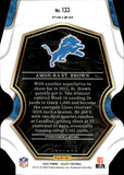 2022 Amon-Ra St. Brown Panini Select PREMIER LEVEL ORANGE PRIZM DIE-CUT 21/199 #133 Detroit Lions