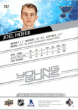 2020-21 Joel Hofer Upper Deck EXTENDED SERIES ROOKIE RC #702 St. Louis Blues 2