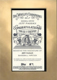 2020 Jeff Passan Topps Allen & Ginter FRAMED MINI AUTOGRAPH AUTO #MA-JP BASEBALL WRITER