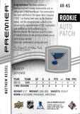 2023-24 Matthew Kessel Upper Deck Premier ROOKIE AUTO PATCH 138/249 RC AUTOGRAPH #AR-KS St. Louis Blues