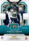 2021 Shaquill Griffin Panini Prizm SENSATIONAL SIGNATURES PURPLE POWER AUTOGRAPH AUTO 09/25 #SS-SG Jacksonville Jaguars