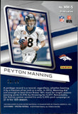 2019 Peyton Manning Panini Spectra MILESTONE MOMENTS PRIZM JERSEY 20/99 #MM-5 Denver Broncos