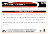 2012 Bryce Harper Topps UPDATE ROOKIE RC #US183 Washington Nationals 4