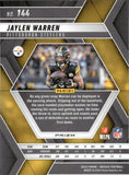 2025 Jaylen Warren Panini Mosaic PURPLE SCOPE PRIZM #144 Pittsburgh Steelers