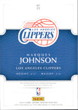 2016-17 Marques Johnson Panini National Treasures GAME GEAR AUTOGRAPH GAME-WORN JERSEY PATCH 5/25 AUTO #23 Los Angeles Clippers