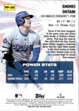 2025 Shohei Ohtani Topps Chrome POWER PLAYERS #PP-25 Los Angeles Dodgers