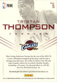 2012-13 Tristan Thompson Panini Intrigue TOP FLIGHT GAME-WORN JERSEY PATCH 4/10 #15 Cleveland Cavaliers