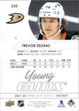 2021-22 Trevor Zegras Upper Deck SERIES ONE YOUNG GUNS ROOKIE RC #232 Anaheim Ducks 2