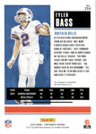 2020 Tyler Bass Panini Contenders ROOKIE TICKET AUTOGRAPH RC AUTO #254 Buffalo Bills