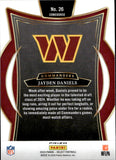 2024 Jayden Daniels Panini Select CONCOURSE BLACK & GREEN SHOCK PRIZM ROOKIE RC #26 Washington Commanders