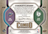 2009-10 Karl Malone Kevin McHale Upper Deck SP Game Used COMBO MATERIALS 92/99 DUAL PATCH #CP-KK Utah Jazz Boston Celtics