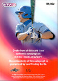 2026 Roch Cholowsky Leaf Vivid PRISMATIC ORANGE AUTOGRAPH 1/5 AUTO #BA-RC2 Chicago White Sox