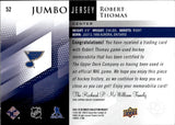 2024-25 Robert Thomas Upper Deck Ultimate Collection JUMBO JERSEY 86/199 #52 St. Louis Blues