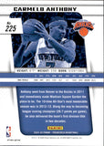2024-25 Carmelo Anthony Panini Prizm Deca LEGENDS BLUE PRIZM 123/149 #225 New York Knicks