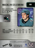 2024-25 Macklin Celebrini Skybox Metal Universe ROOKIE RC #136 San Jose Sharks 2