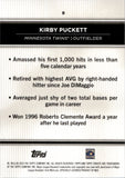 2024 Kirby Puckett Topps Tribute GREEN 16/99 #9 Minnesota Twins