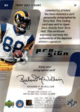 2000 Torry Holt Upper Deck MVP PROSIGN AUTOGRAPH AUTO #TH St. Louis Rams